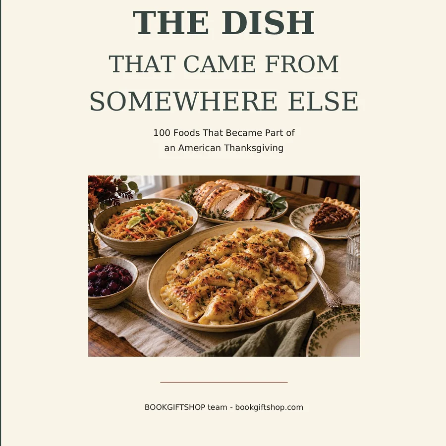 Cover of The Dish That Came from Somewhere Else: 100 Foods That Became Part of an American Thanksgiving